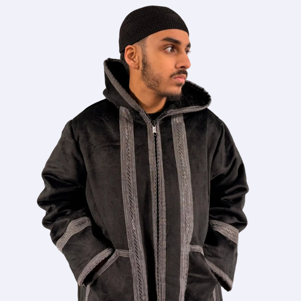 Black Silver Striped Farwa